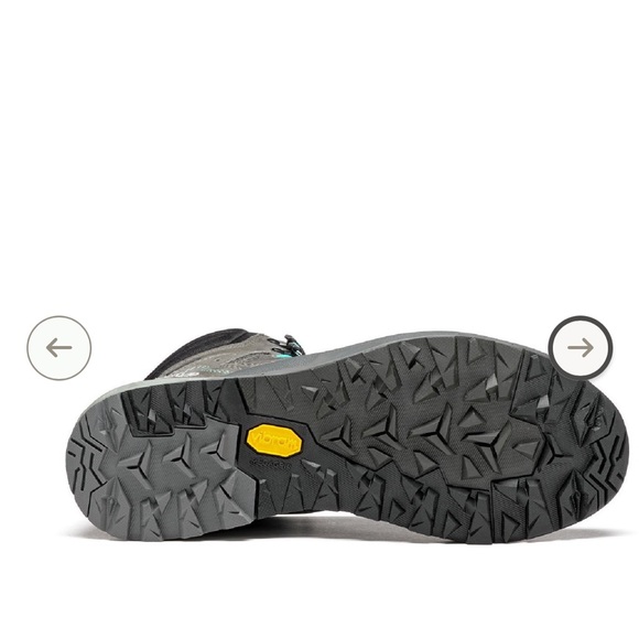 Asolo Falcon EVO NBK GV Charcoal and Teal Hiking Boots - Picture 7 of 13